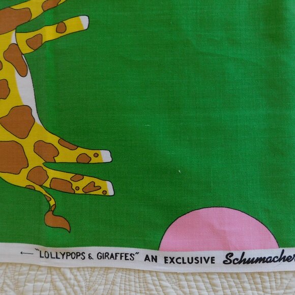 VTG groovy Katashas Unusuals wrap skirt fabric Schumacher decorator material 1yd - Picture 15 of 16